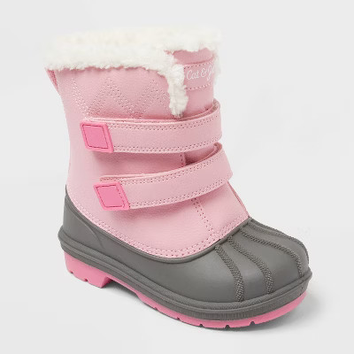 Toddler Denver Waterproof Snow Boots - Cat & Jack™ Pink 10T | Target
