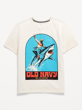 Short-Sleeve Logo-Graphic T-Shirt for Boys | Old Navy (US)