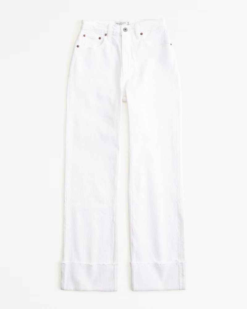 Curve Love High Rise 90s Relaxed Jean | Abercrombie & Fitch (US)