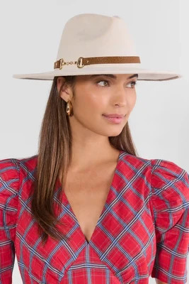 Ivory Horse Bit Wide Brim Hat | Avara