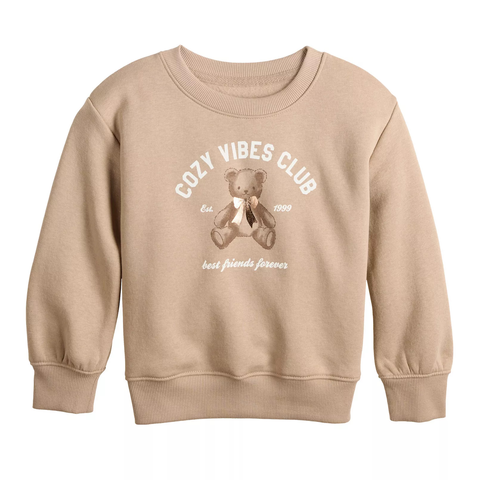 Baby & Toddler Girl Jumping Beans® Core Fleece Crew Sweatshirt | Kohl's