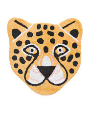 30x30 Leopard Head Figural Bath Rug | Bed & Bath | Marshalls | Marshalls