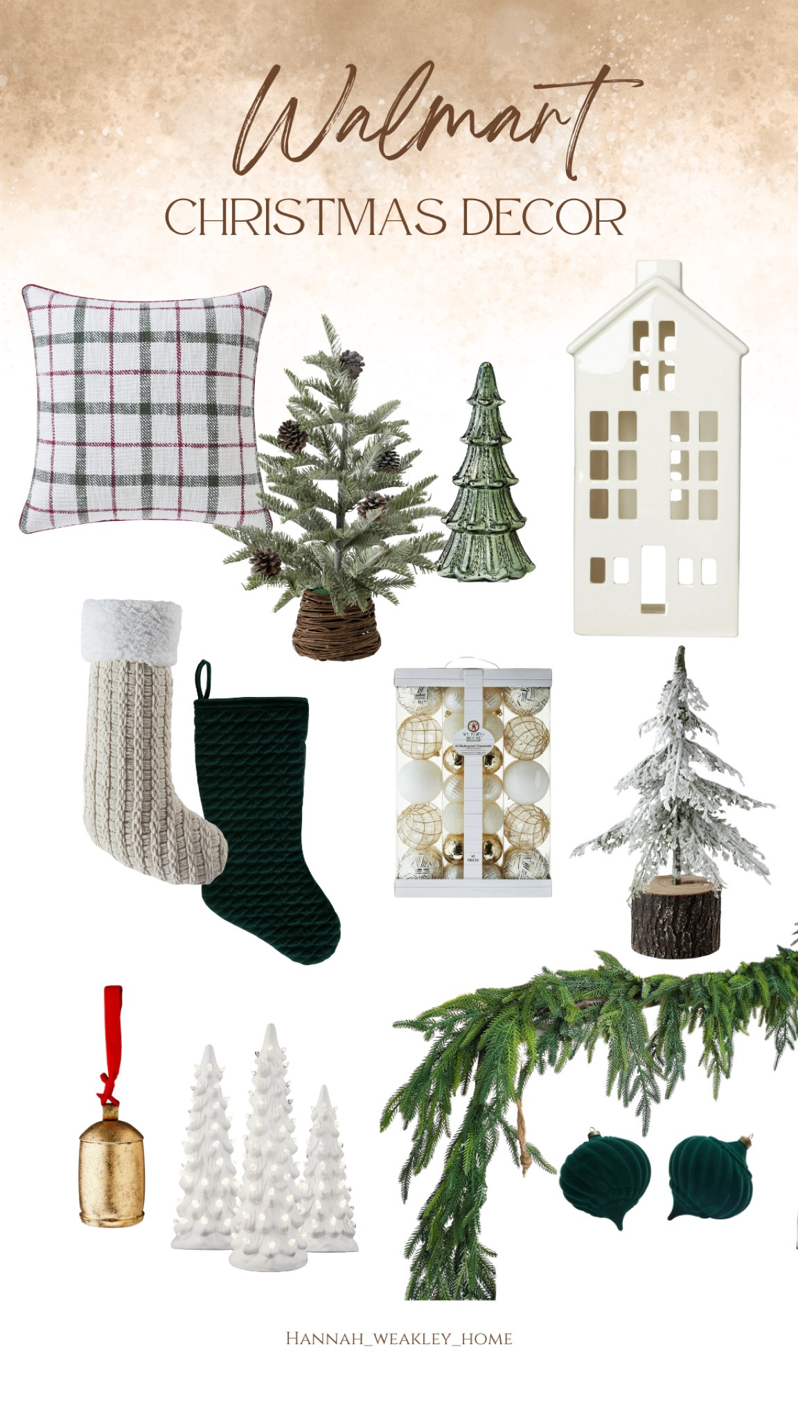 Neutral holiday decor || Christmas decor || Walmart Christmas || affordable Christmas decor #christmasdecor #holidaydecor #christmasdecorations #greenery

#LTKHoliday #LTKCyberWeek #LTKSeasonal