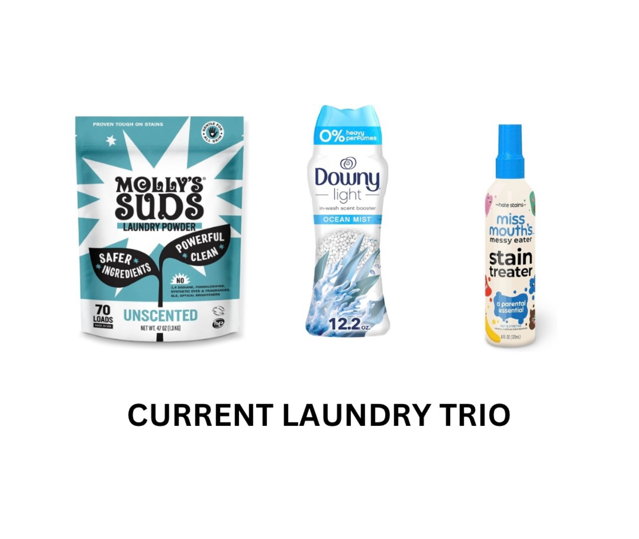 Current laundry rotation 