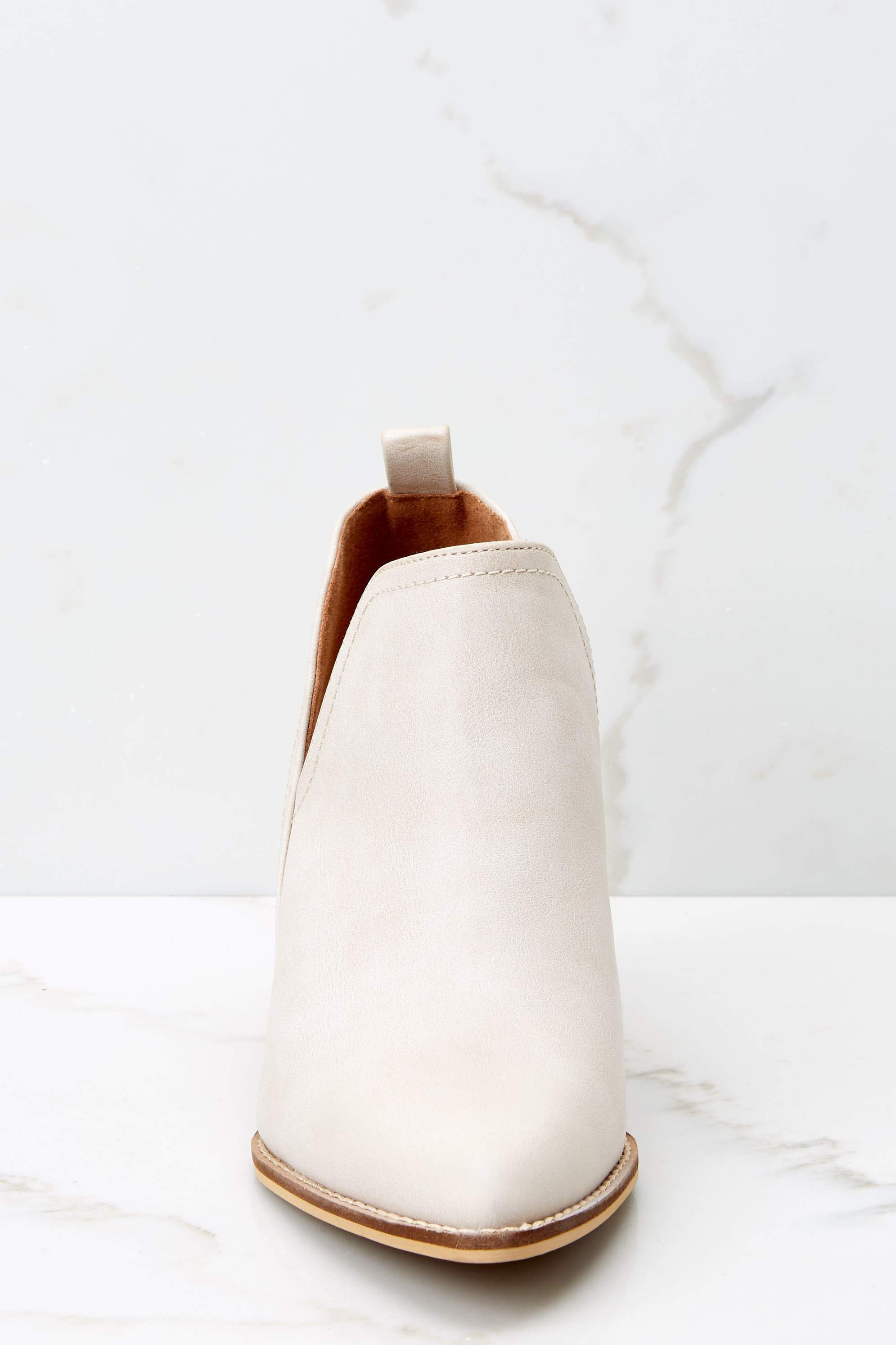 Change The Tempo Sand Ankle Booties | Red Dress 