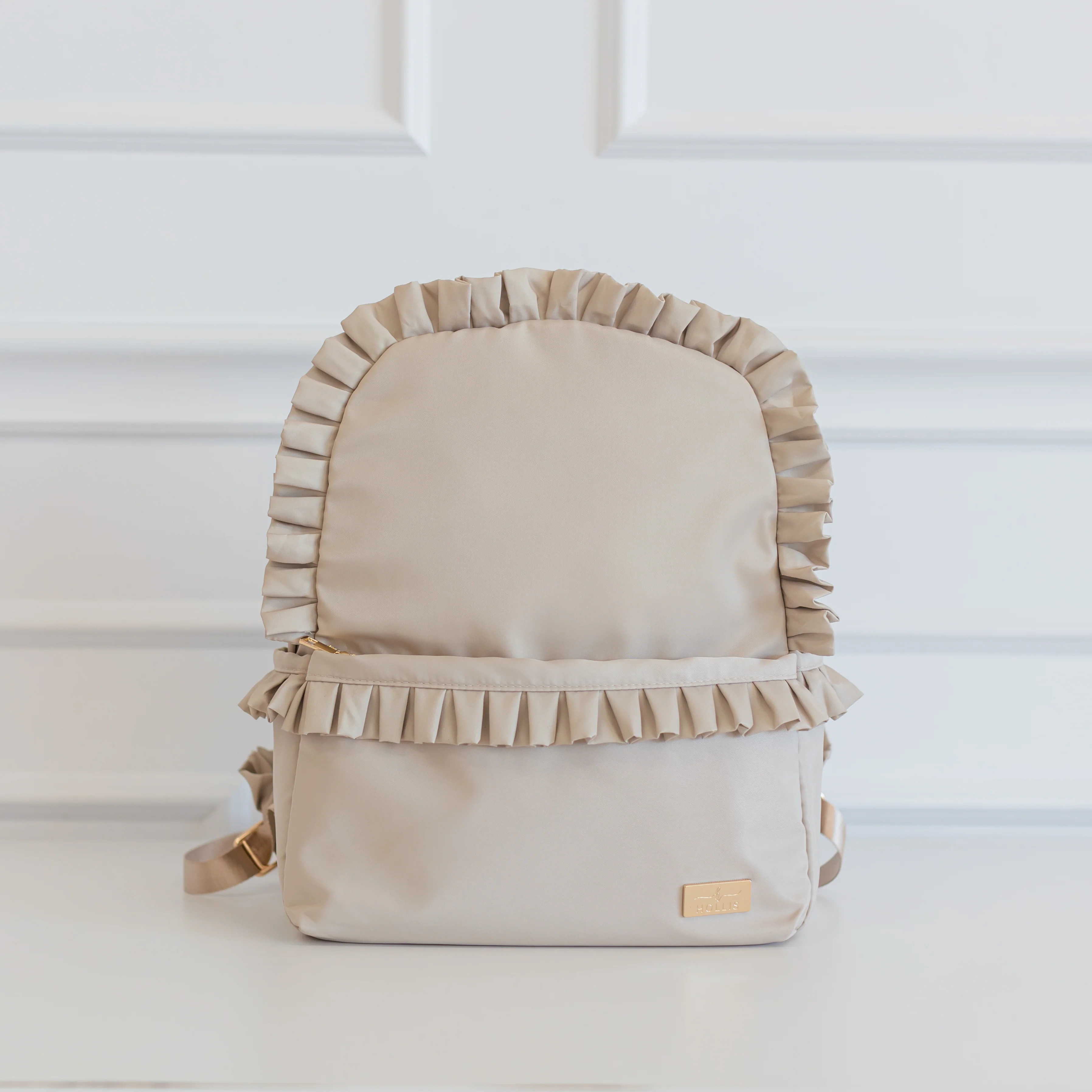 Ruffled Nylon Backpack | Hollis