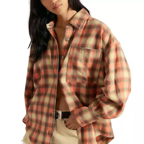 Women's Free People We The Free Ashley Long Sleeve Flannel | Scheels Sports
