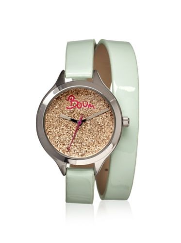 Boum BM1205 Confetti Mint/Rose Gold Leather Watch | MY HABIT