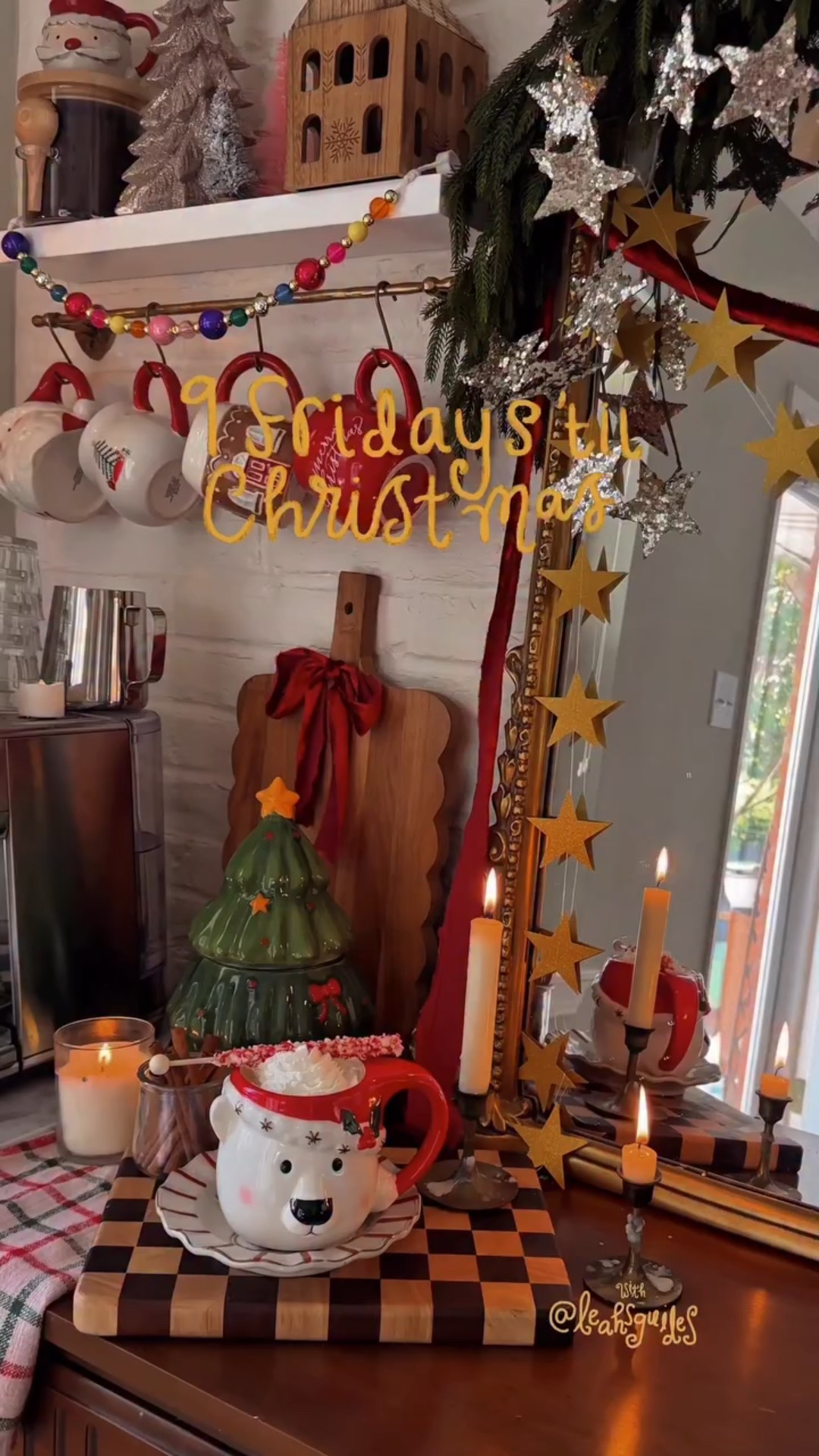 THE COUNTDOWN IS ON!!! 

Peppermint-mallow latte 🤭
1 pump of peppermint syrup (I used @torani purchases at @worldmarket ) 
1 scoop of marshmallow 
(Melt these into two shots of espresso
Add your milk of choice. I used dairy. 

Top with marshmallow and a Peppermint stick! 

#christmascountdown #christmascoffee #holidayseason #coffeecorner #cozycore