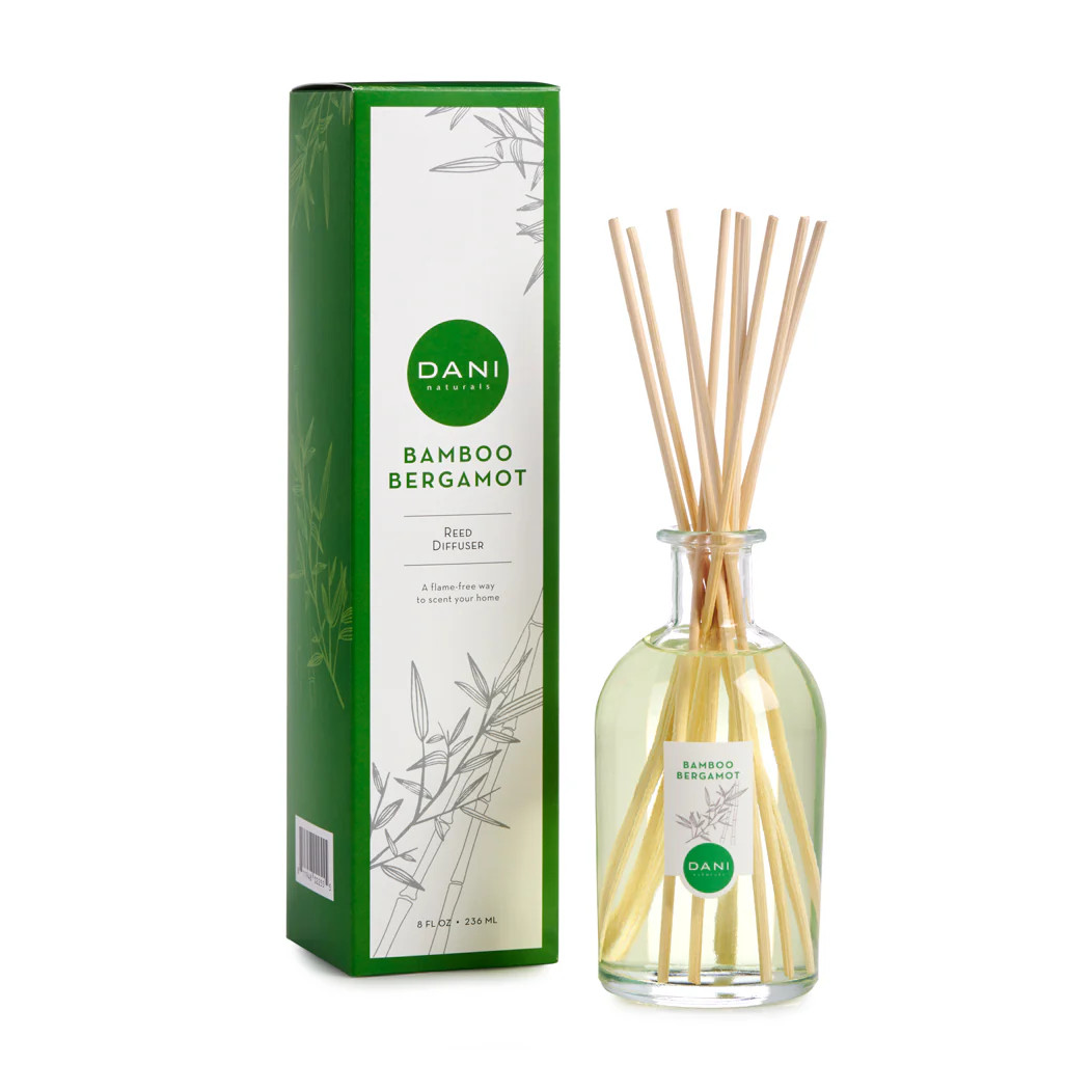 Bamboo Bergamot Reed Diffuser - Large | DANI Naturals
