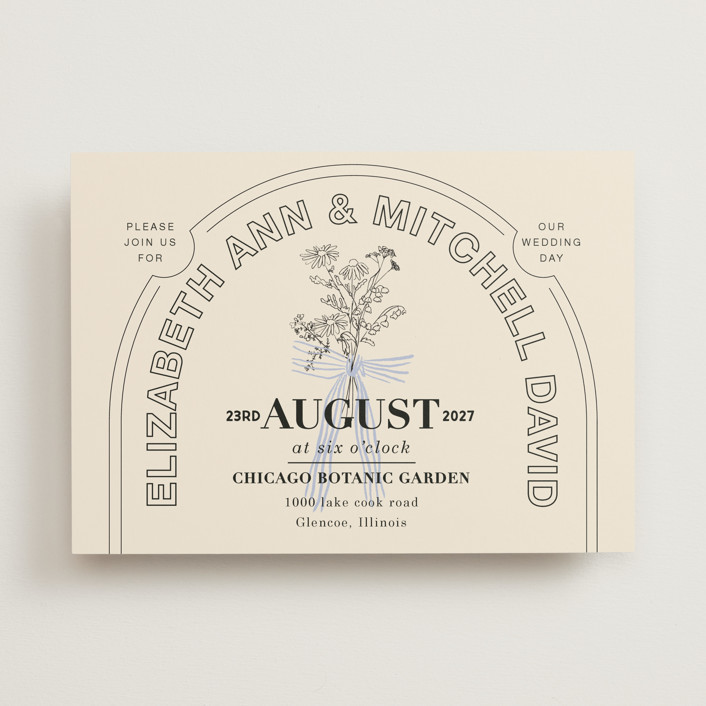 "Sealed" - Customizable Wedding Invitations in Yellow by Baumbirdy. | Minted