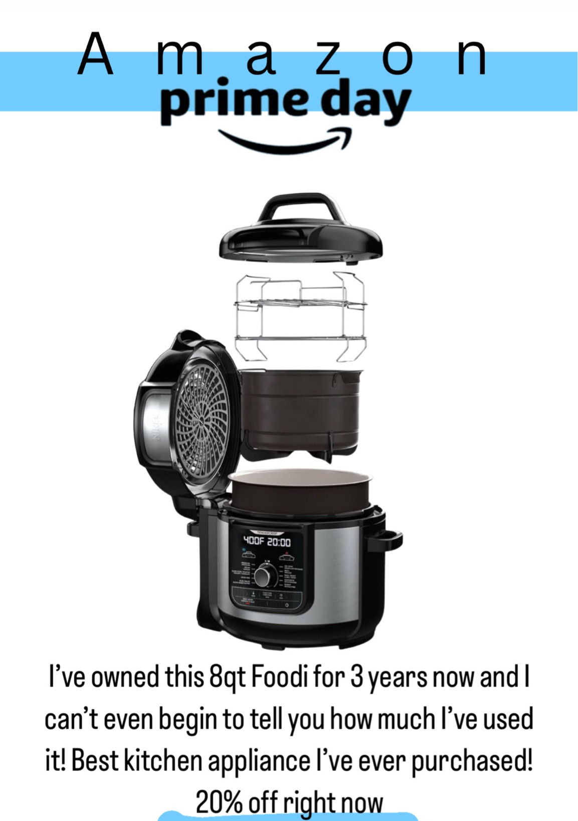 Prime day kitchen appliance everyone needs!!



#LTKFamily #LTKHome #LTKSaleAlert
