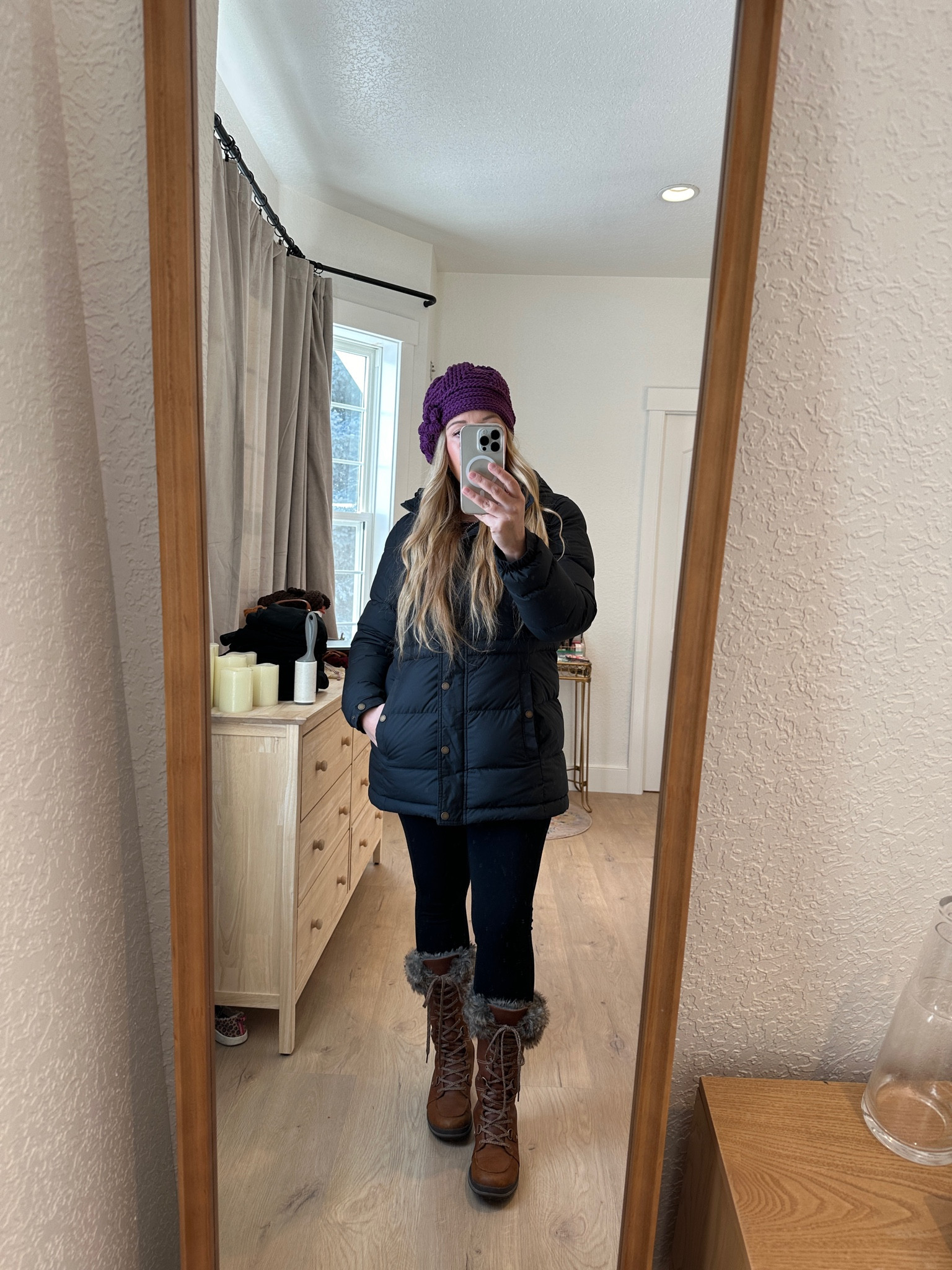 Invest in a good quality coat and boots and you should be able to get YEARS of use out of them! Way better than buying a cheap piece every year that ends up in the landfill because it falls apart or isn’t warm 🌍 I’ve linked my favorites here, I’ve had this coat and these boots for 2+ years now and they are in great shape ❄️

#LTKstyletip #LTKmidsize #LTKSeasonal