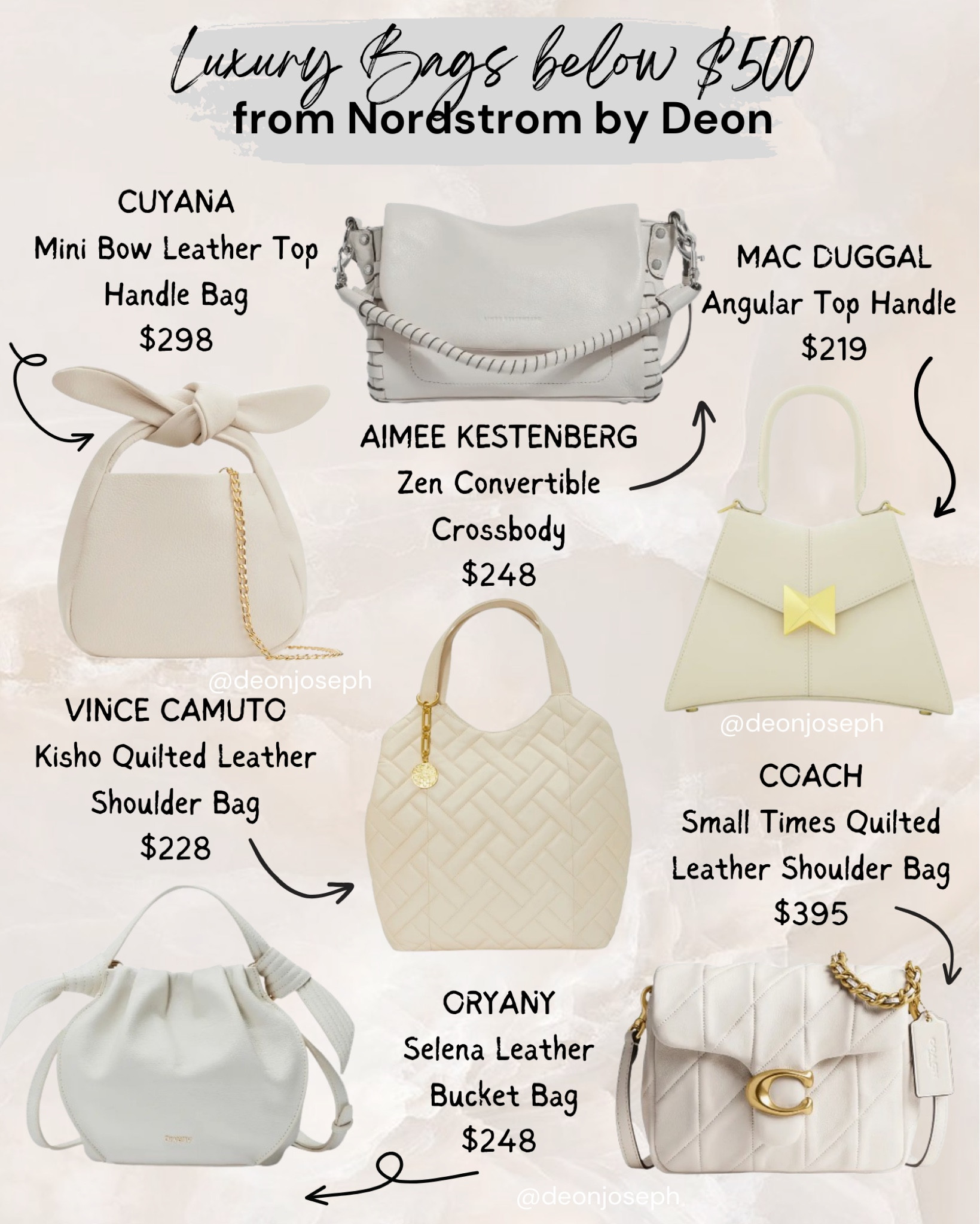 Check out these luxury bags under $500 from Nordstrom. 

#LTKGiftGuide #LTKSaleAlert #LTKItBag