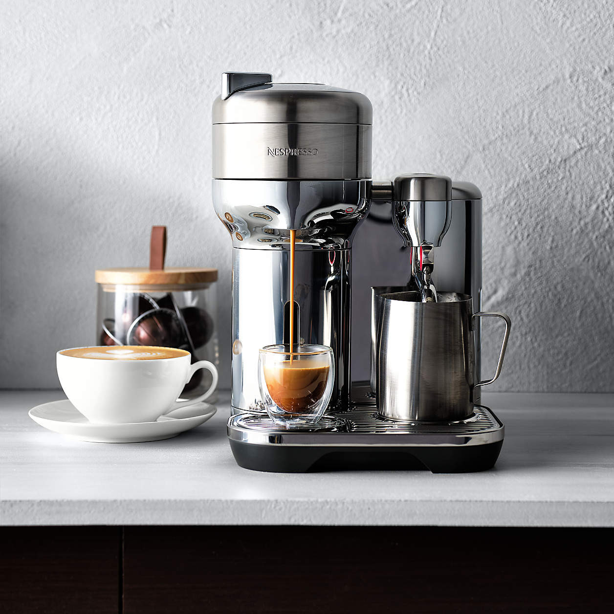 Nespresso by Breville Vertuo Creatista Coffee and Espresso Maker + Reviews | Crate & Barrel | Crate & Barrel