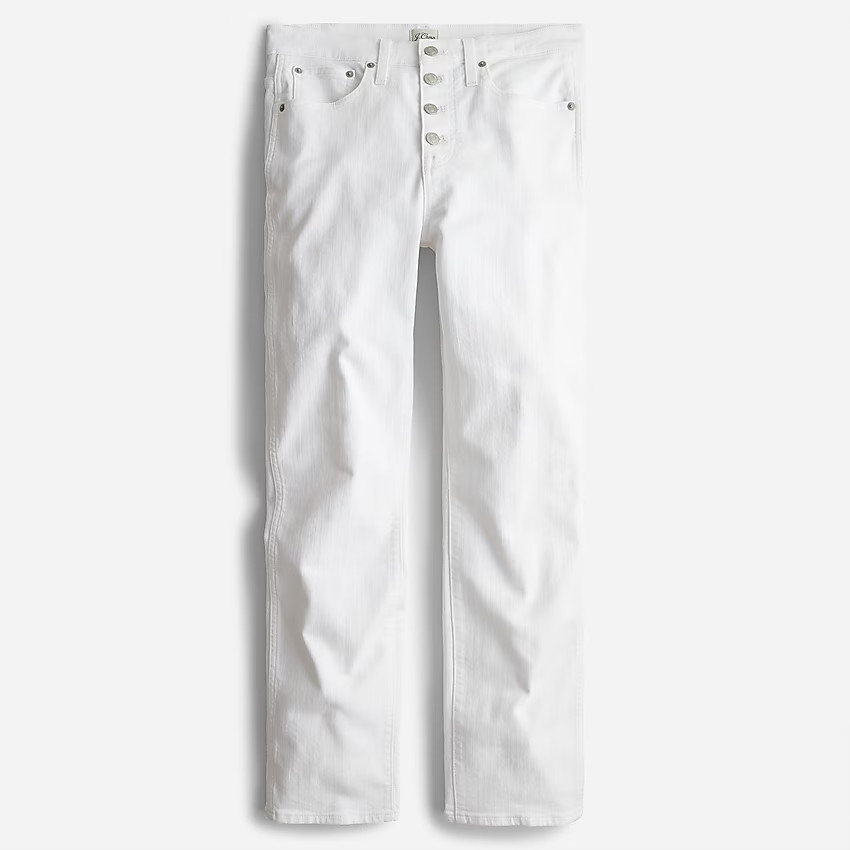 10" vintage slim-straight jean in white | J. Crew US