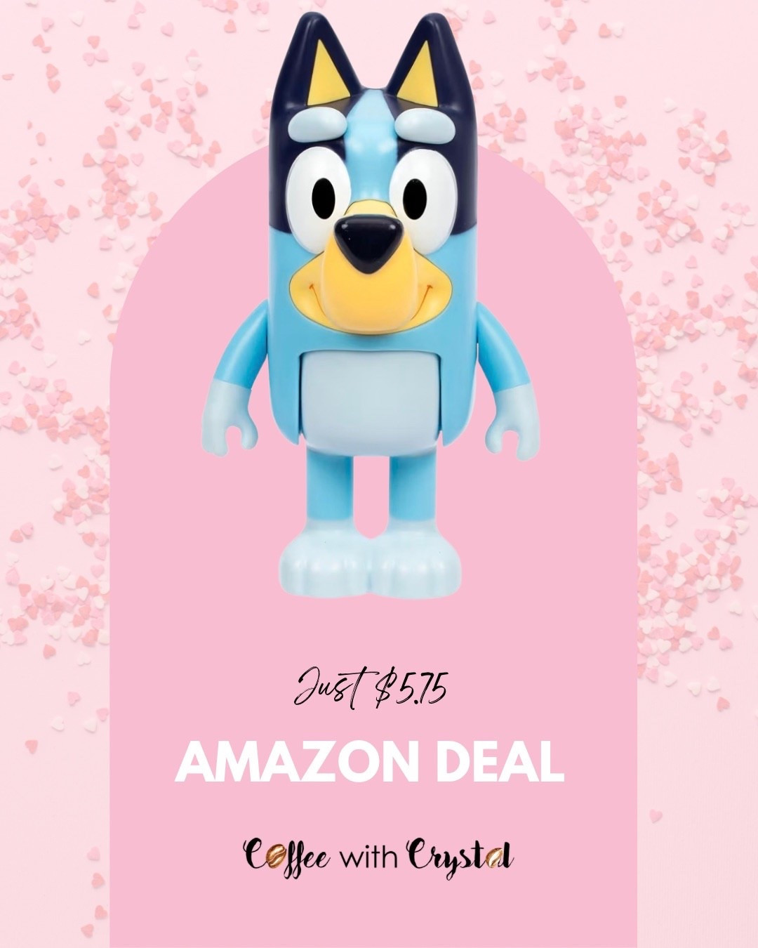 🚨 Amazon Deal Alert 🚨

If you have a Bluey fan in your house, this is SUCH a good price.

The Bluey talking figure is marked down to just $5.75 (normally $15.99 👀).
It says 10 iconic phrases and is perfect for little hands and big imaginations.

Great for:
✔️ Easter baskets
✔️ Birthday party add-ons
✔️ Surprise “just because” gifts
✔️ Travel toy for the car

At this price, I’d grab one and stash it for later.

🛒 I’ll link it here

#AmazonDeal #AmazonFind #Bluey #BlueyToy #KidsToys #ToyDeal #MomLife #ParentingFinds #CoffeeWithCrystal