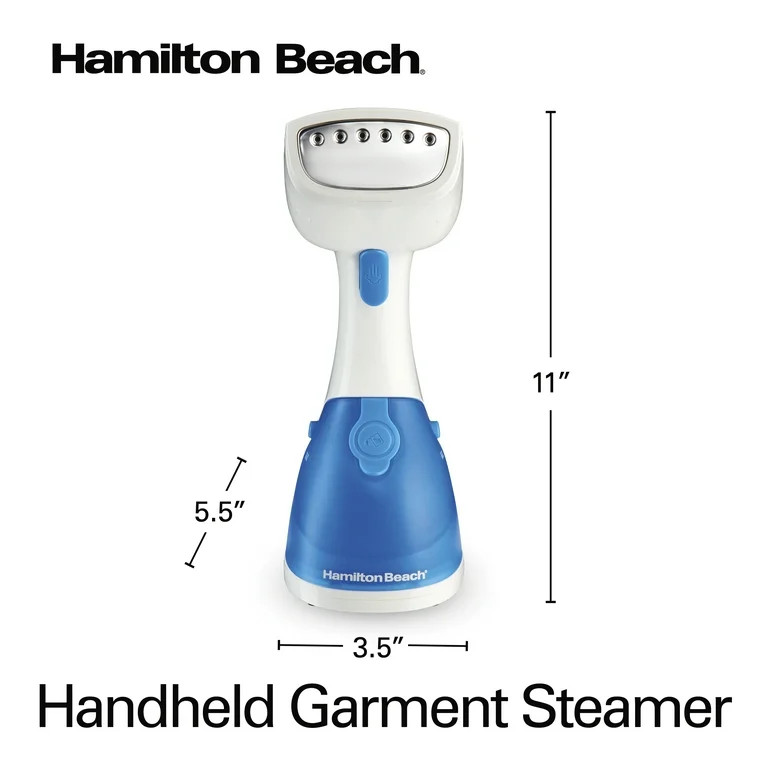 Hamilton Beach Handheld Garment Steamer for Clothes, Bedding, Curtains, Traveling, 1000 W Steam P... | Walmart (US)