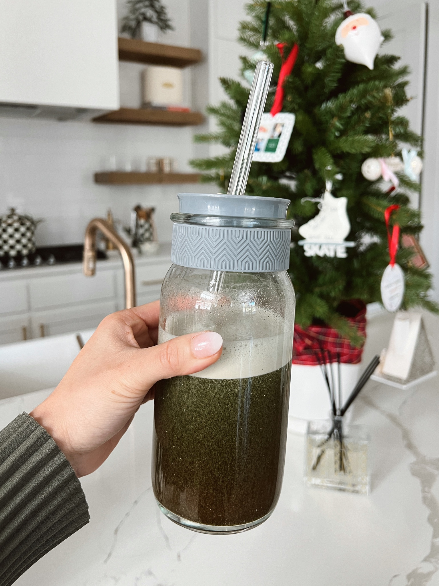Linking glass tumblers I would actually recommend instead of the one pictured. The lid comes off easily but I don’t want to be wasteful so I still use this one. Also linking the citrus squeezer I use and glass straws  

#LTKHoliday #LTKHome