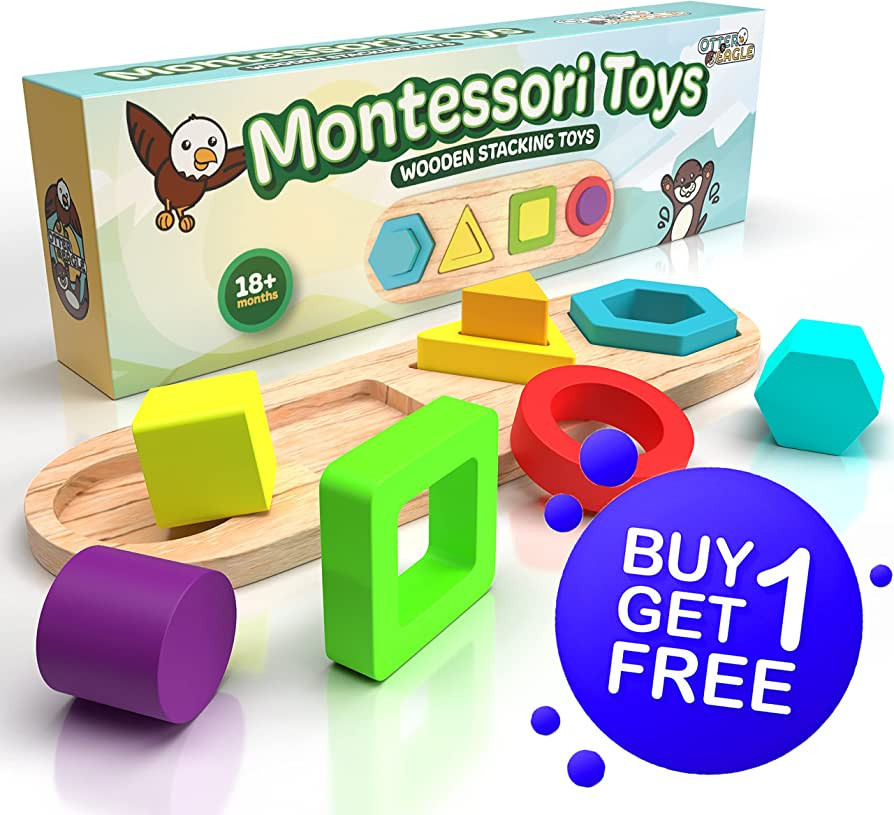 Montessori Toys for 1 & 2 Year Old, Educational Learning Toys for 1 + Year Old, Developmental Toy... | Amazon (US)