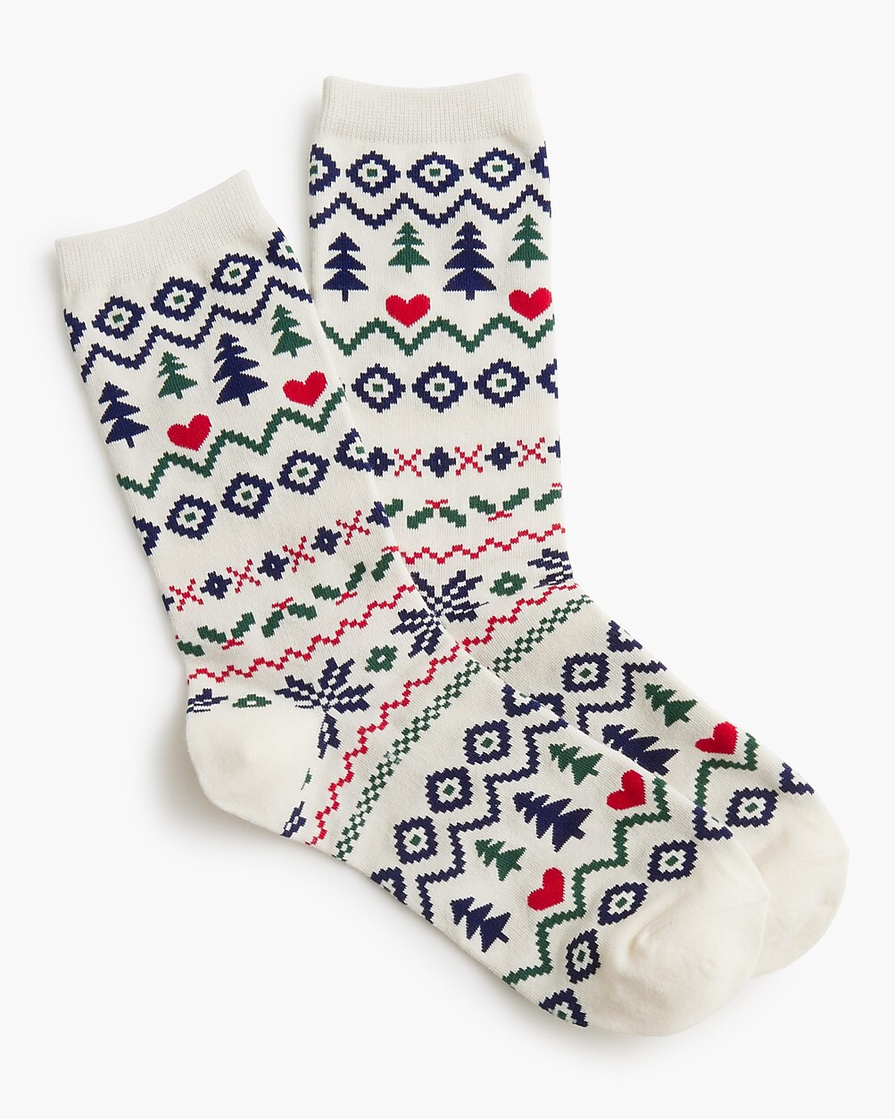 top rated5.0Summary of 5 reviewsHoliday Fair Isle trouser socksComparable value:$19.50Your price:... | J.Crew Factory