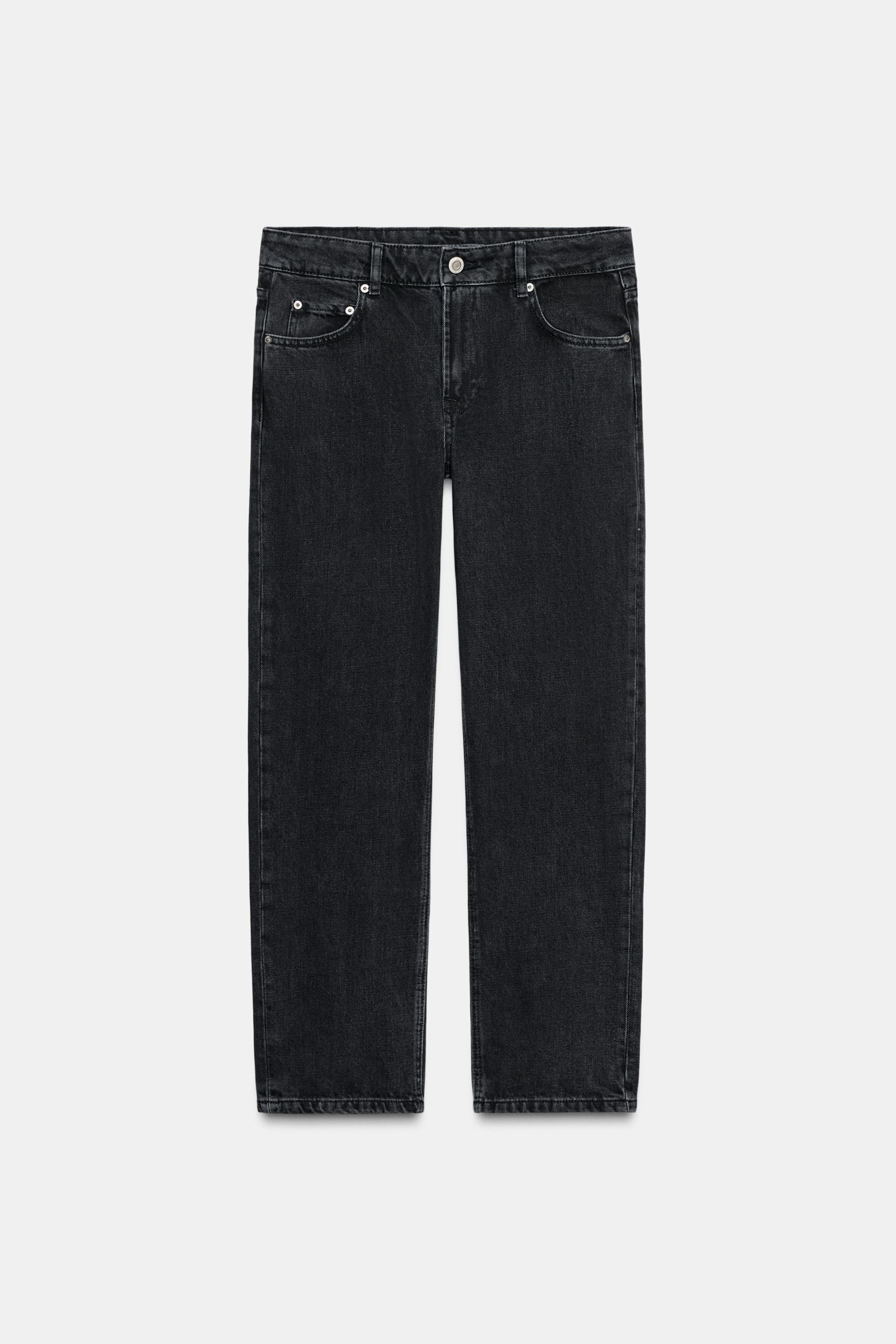 ZW COLLECTION MID-RISE CIGARETTE JEANS | Zara Canada