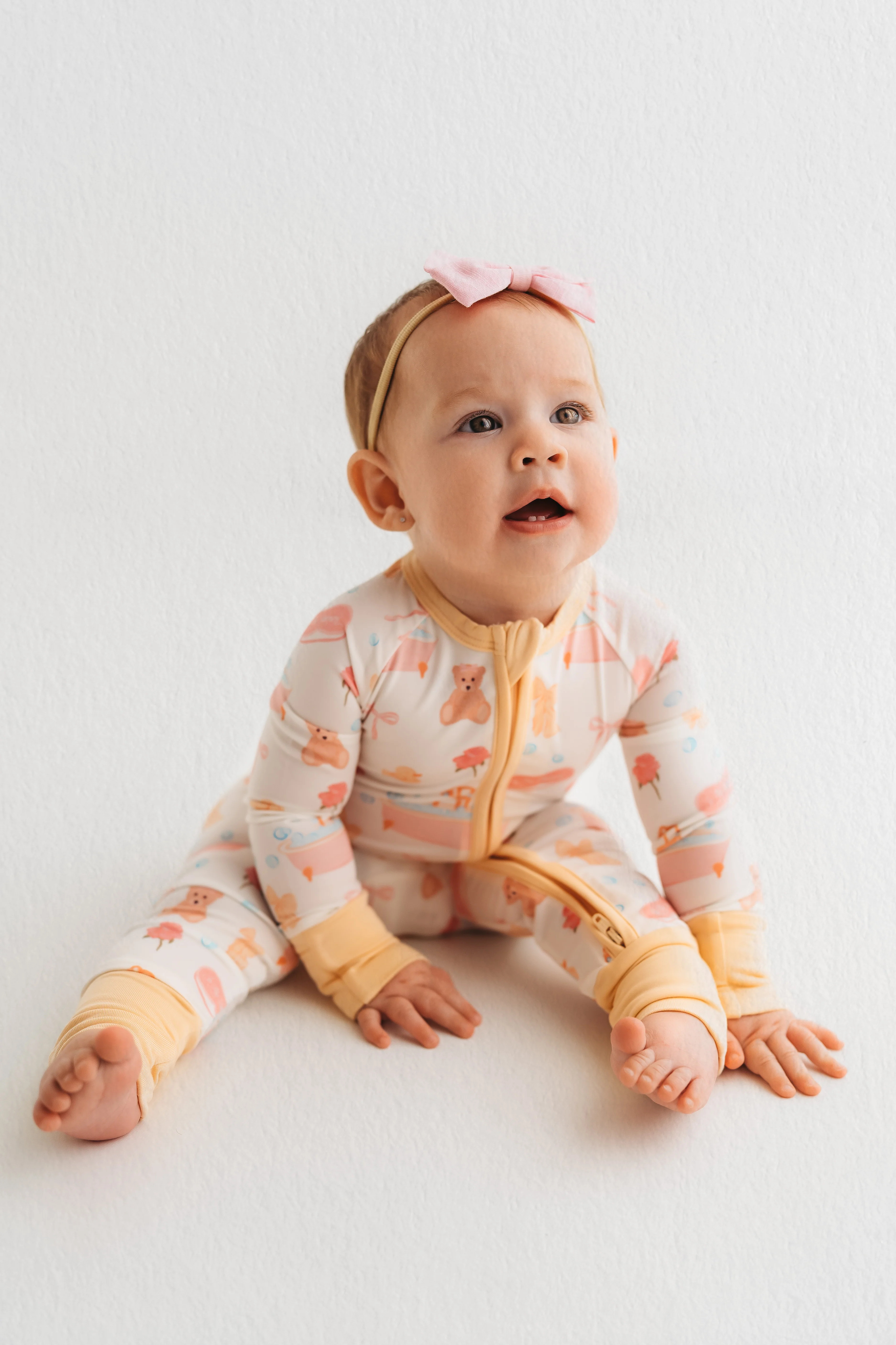 Bath Time Zipper Romper | In My Jammers