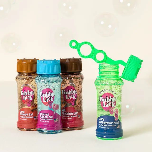 Lickable Bubbles Flavor Bursts - 4 Pack | UncommonGoods
