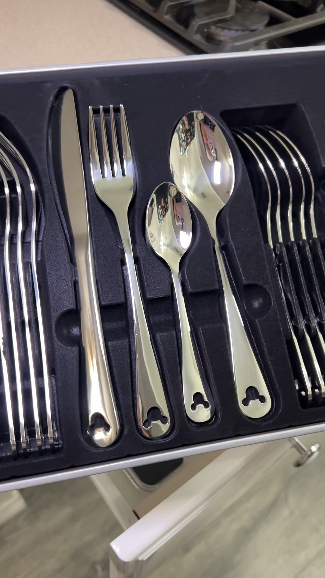 ✨ Disney magic meets kitchen organization! ✨ Elevate your dining experience with this Mickey silverware set 🐭🍴 perfectly paired with a sleek utensil organizer that keeps everything stylish & functional. A must-have for any Disney kitchen décor lover, this set brings a touch of Disney home essentials to your everyday meals. 💫

👉 Shop my Disney flatware, Mickey utensils, and kitchen organization finds all in one place on LTK!

#DisneyHome #MickeySilverware #KitchenOrganization #DisneyKitchen #LTKHome #DisneyDining #MickeyMouse #DisneyAesthetic #LTKFinds #LTKKitchen

#LTKFamily #LTKHome #LTKParties