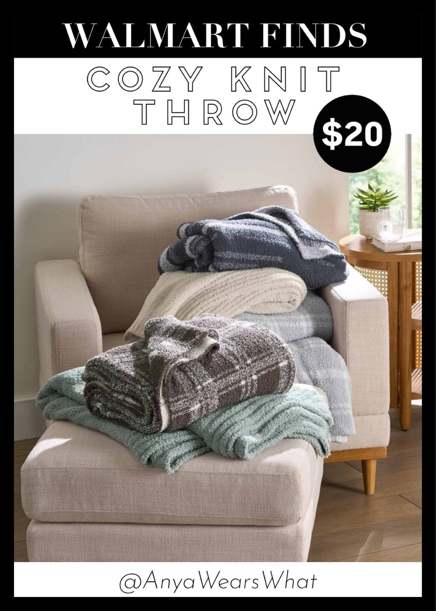 Super soft cozy knit throw for only $19.97! BAREFOOT DREAMS DUPE! ☁️✨ 


#LTKHoliday #spring #springcleaning #decor

#LTKStyleTip #LTKSaleAlert #LTKHome