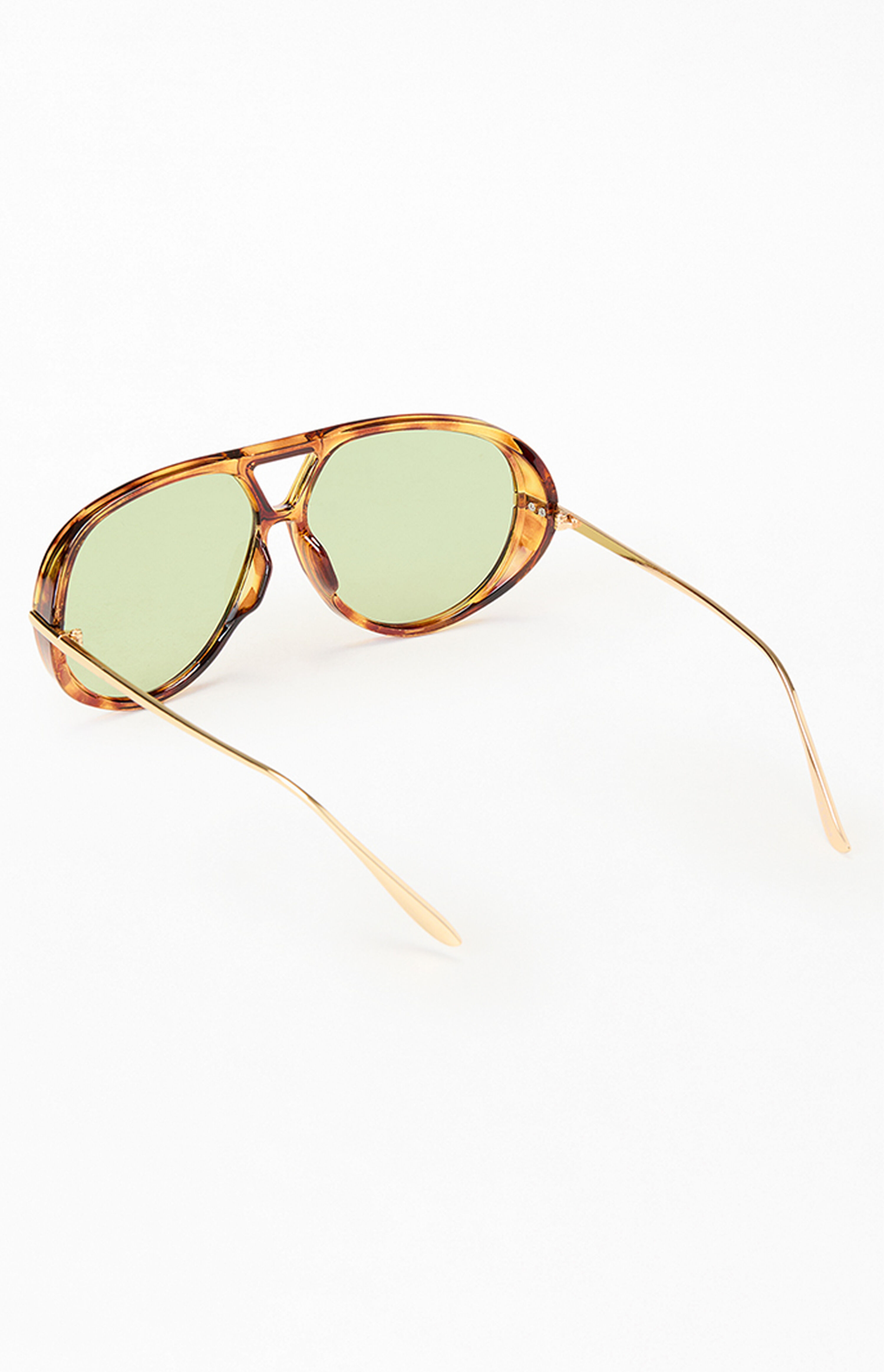 Pacsun Tortoiseshell Lena Mega Aviator Sunglasses | PacSun