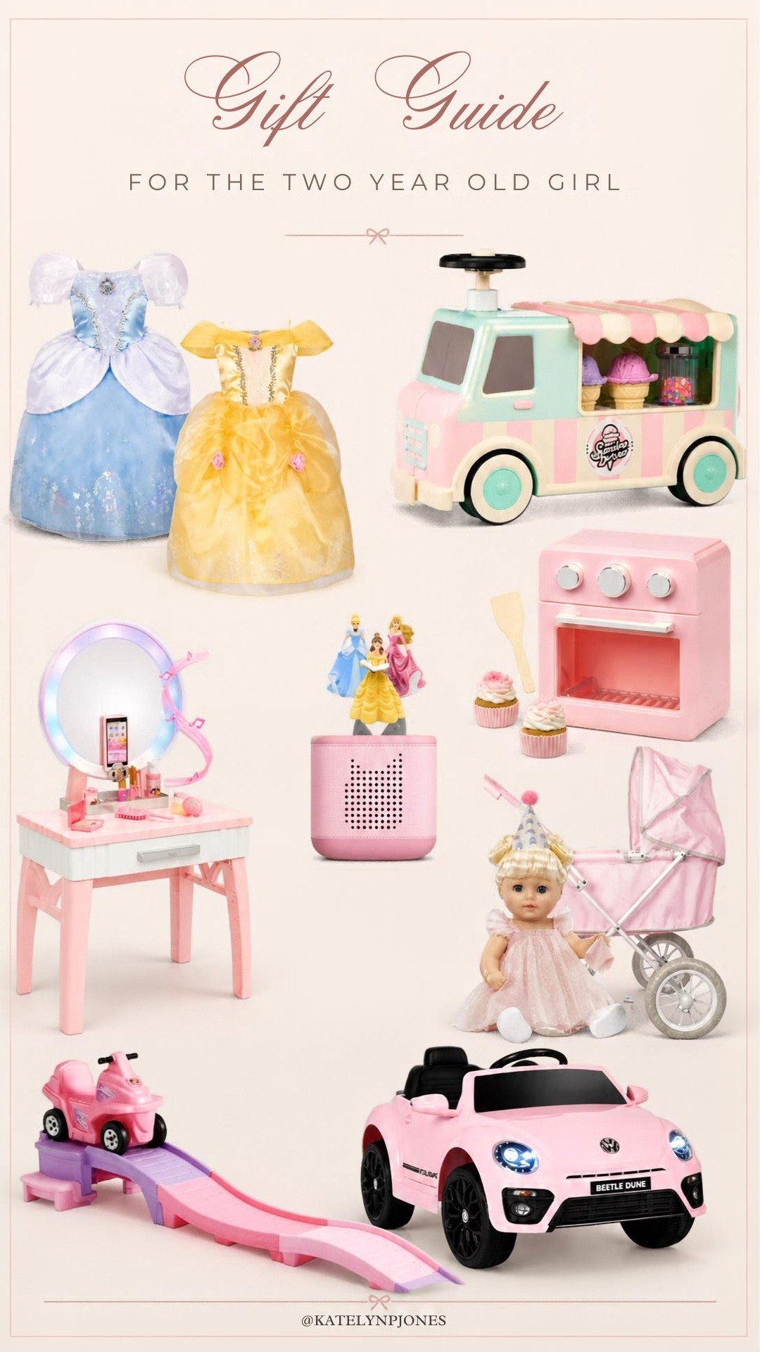 Toddler Girl Gift Guide 🎀 I rounded up the cutest birthday and Christmas gift ideas for little girls who love princesses, baby dolls, dress-up, and pretend play! Save this for your next gift-shopping day 🤍



#LTKGiftGuide #LTKKids #LTKHoliday #ToddlerGirlGifts #ToddlerGiftGuide #ToddlerToys #BirthdayGiftsForGirls #ChristmasGiftsForToddlers