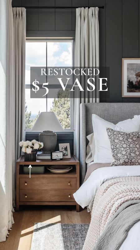 My five dollar vase restocked! I’ve linked everything else here as well. 

Primary bedroom, bedroom, decor, nightstand, lamp, curtains, bed, pillows, bed, quilt, cover, knit, throw, rug, pillow, Walmart , crate and barrel, Wayfair , deal of the day 

#LTKHome #LTKFindsUnder50