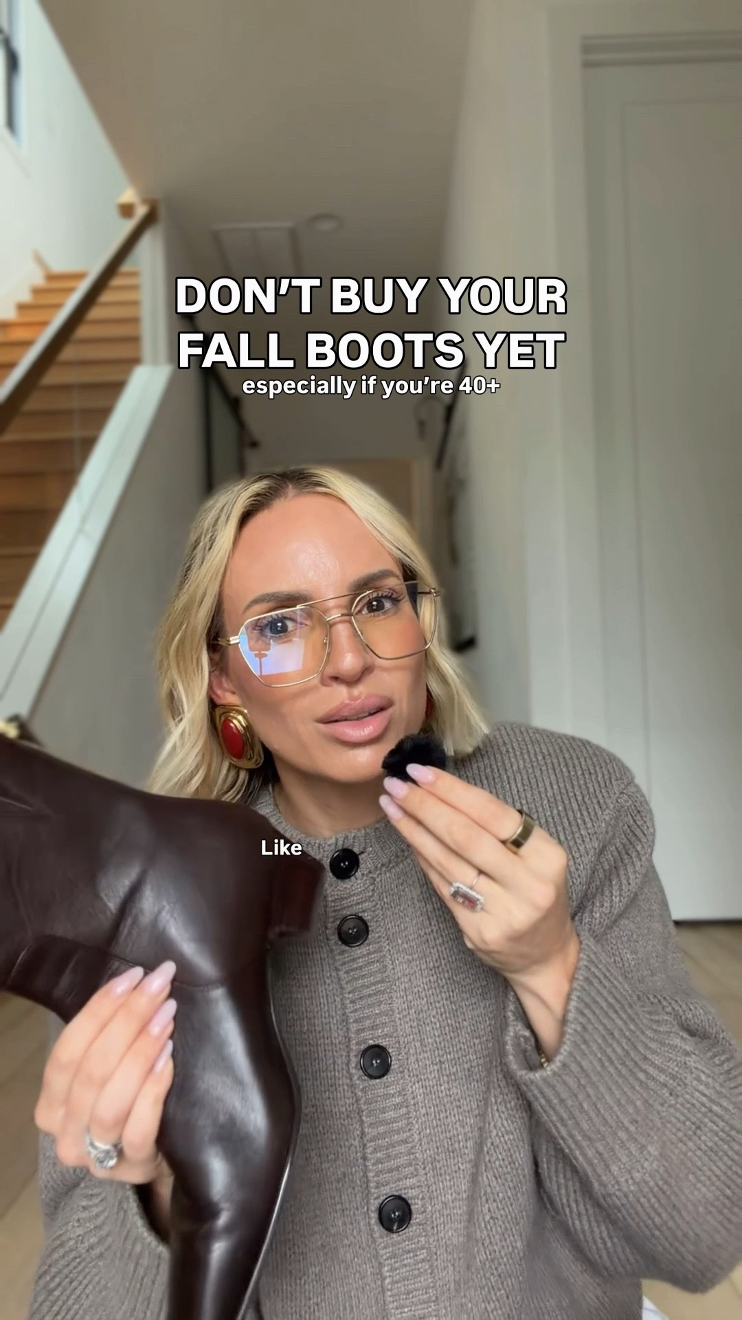 So I know the zipper on mine is in the back and the one I linked is on the side. It’s because the one I linked is the updated version. It’s the newer one. It’s the same exact. ￼these run tts. Also, my glasses are sold out, but I linked two very similar looking pairs below. In fact, the le specs ones look identical. ￼

#LTKSaleAlert #LTKstorytime #LTKOver40