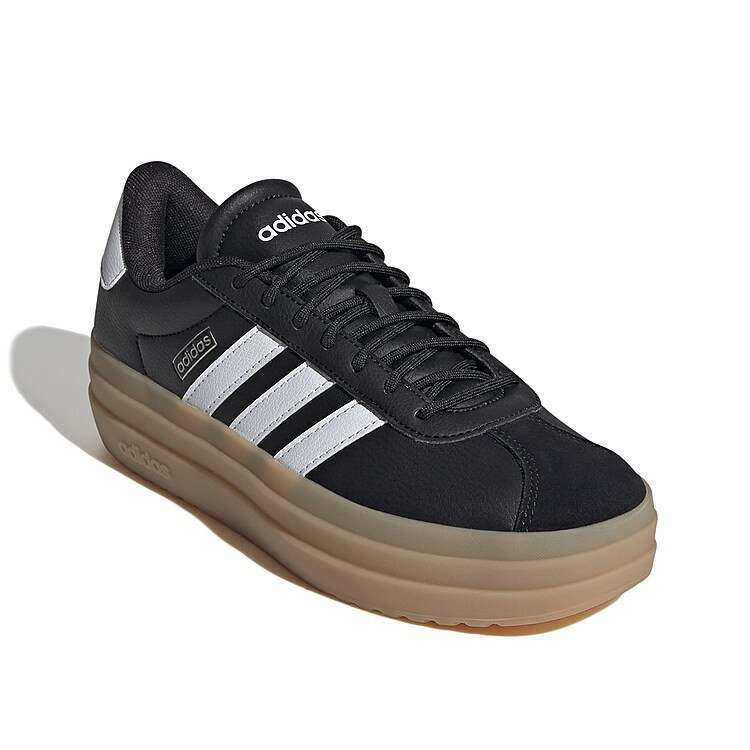 adidas VL Court Bold Sneaker | Women's | Black | Size 8.5 | Sneakers | DSW