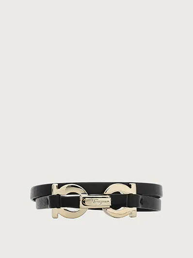 Gancini leather bracelet | Ferragamo (EU)