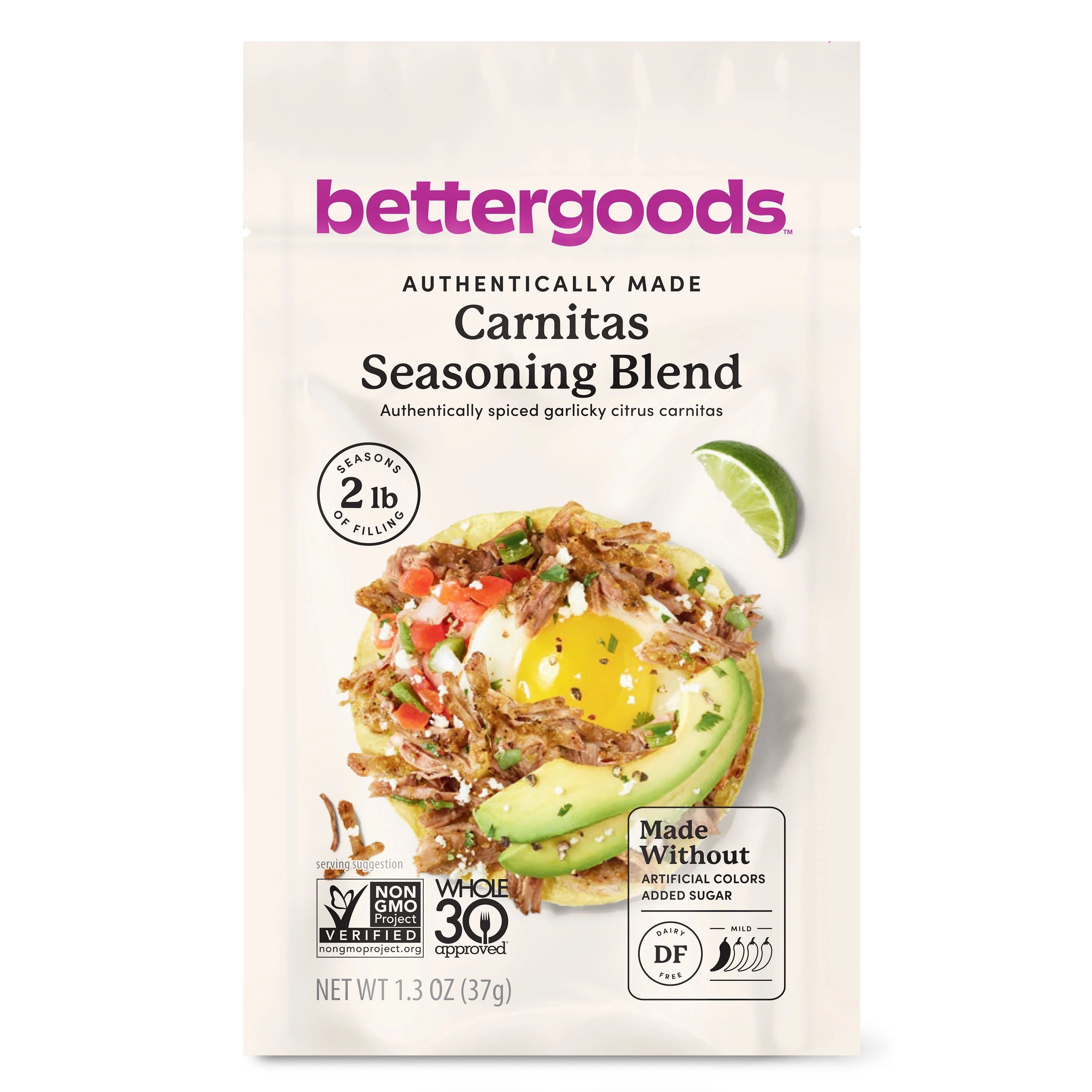 bettergoods Carnitas Seasoning Blend, 1.3 oz | Walmart (US)