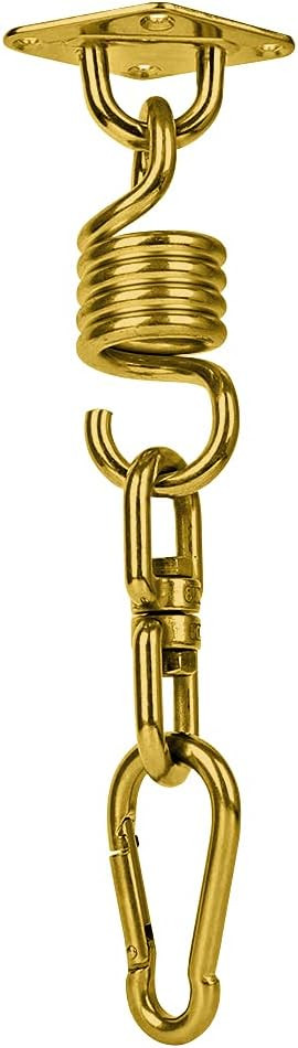 Gold Hammock Hanging Kit - Hanging Chair Hardware Kit - Brass Indoor Hammock Chair Hanging Kit - ... | Amazon (US)
