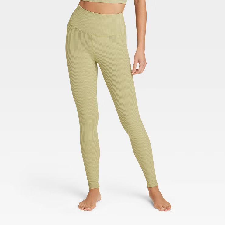 Women's Ultra High-Rise Rib Leggings - All in Motion™ | Target