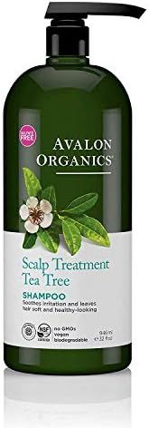 Avalon Organics Scalp Treatment Shampoo, Tea Tree, 32 Oz | Amazon (US)