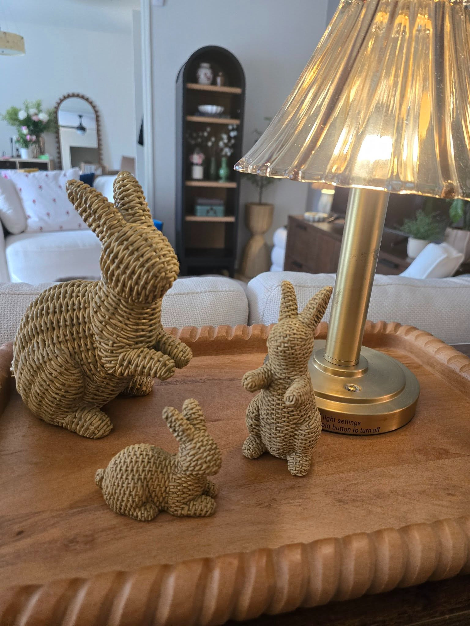 I grabbed these table bunnies 🐰  so cute 😍  

 #LTKSeasonal #LTKHome