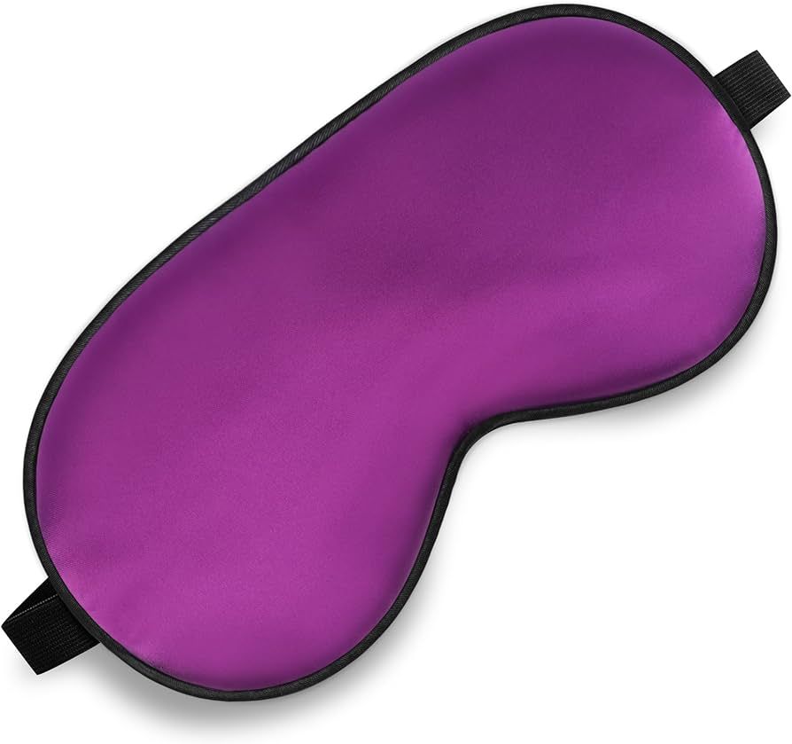 Sleep Mask, Silk Eye Mask for Sleeping with Adjustable Strap, Blindfold Eyeshade for Men & Women,... | Amazon (US)