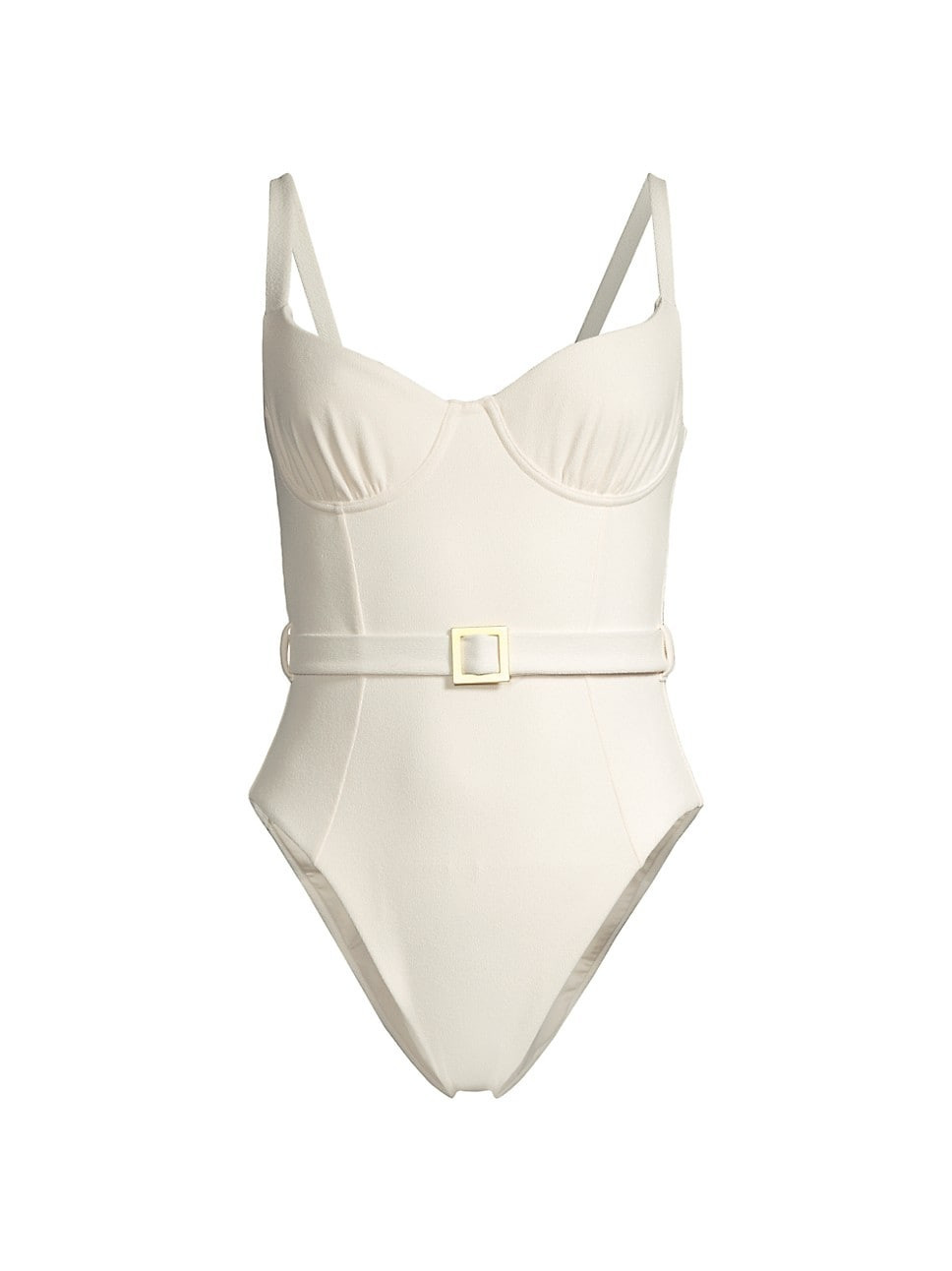 Belted One-Piece Swimsuit | Saks Fifth Avenue