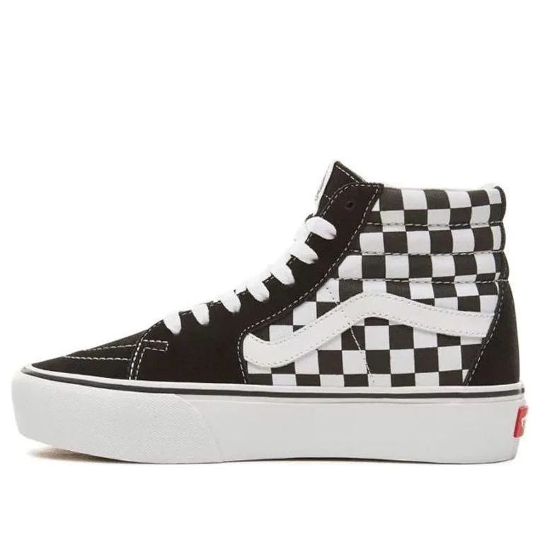 Vans SK8-HI Platform 2.0 'Checkerboard - Black White' VN0A3TKNQXH | KICKS CREW