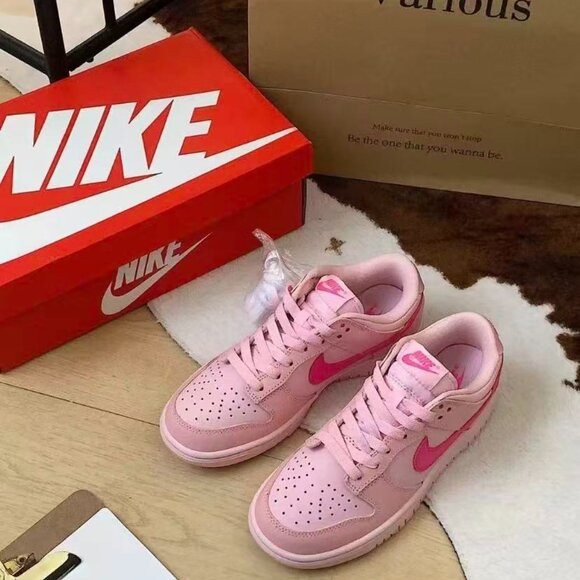 NEW Nike Dunk Low Triple Pink GS | Poshmark
