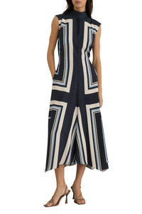 Click for more info about Lissy Printed Mock Neck Dress (Women) | Nordstrom