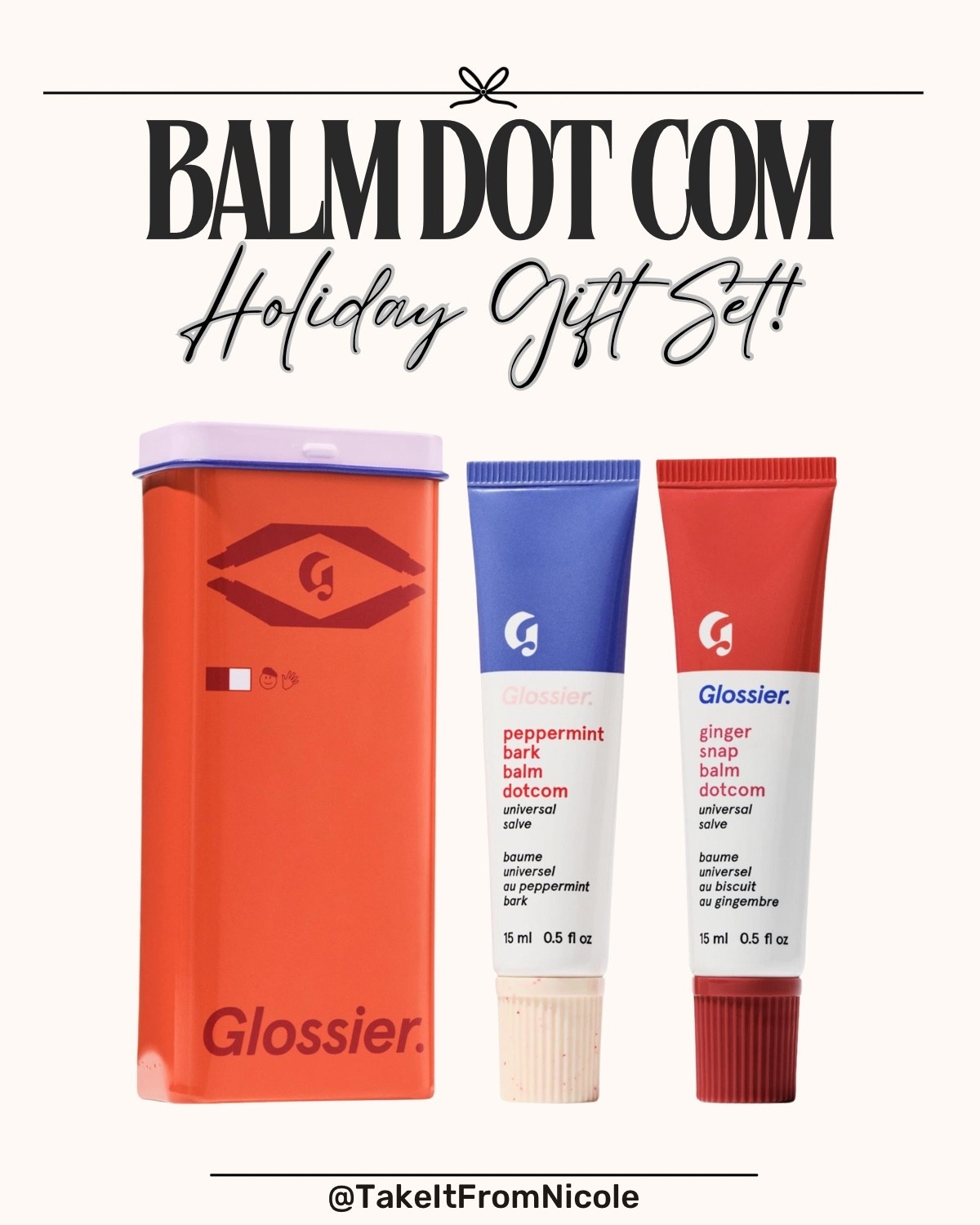 New limited edition balm dot com from Glossier! 

Gift idea / teen gift idea / tween gift idea / gifts for her / teacher gift idea / beauty finds / beauty gifts 

#LTKHoliday #LTKSeasonal #LTKGiftGuide