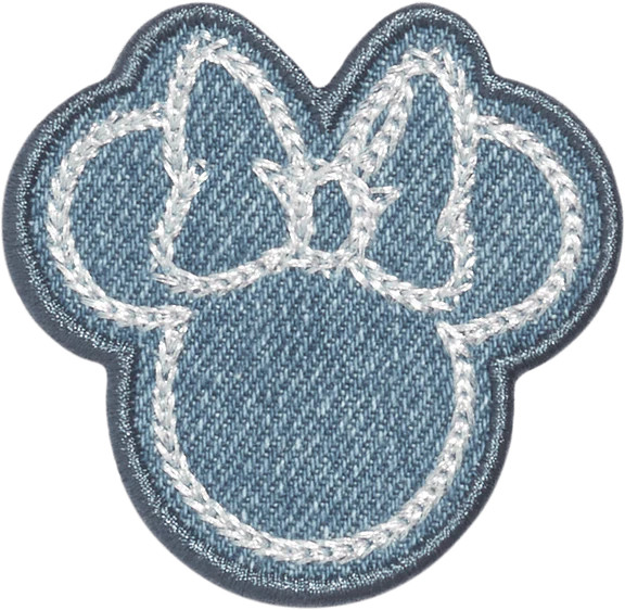 Denim Minnie Mouse Silhouette Patch | Stoney Clover Lane