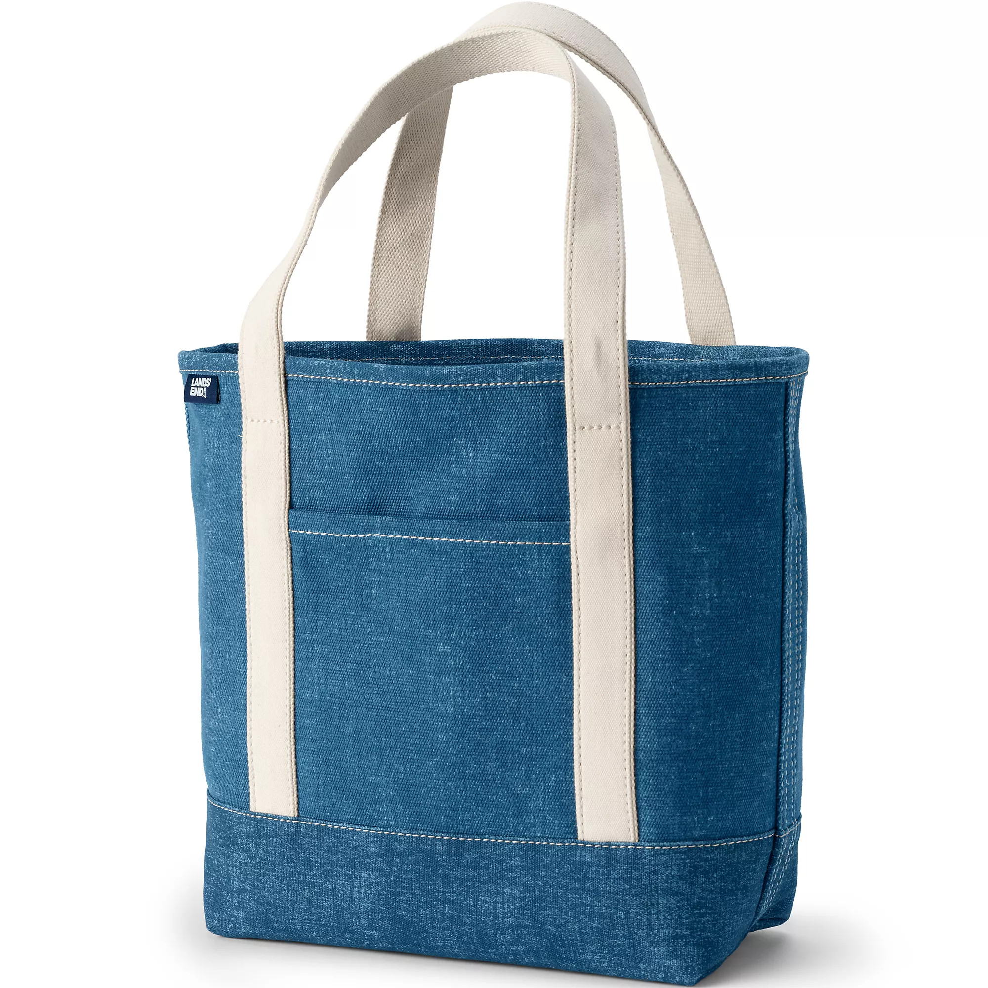 Medium 5 Pocket Open Top Canvas Tote Bag | Lands' End (US)