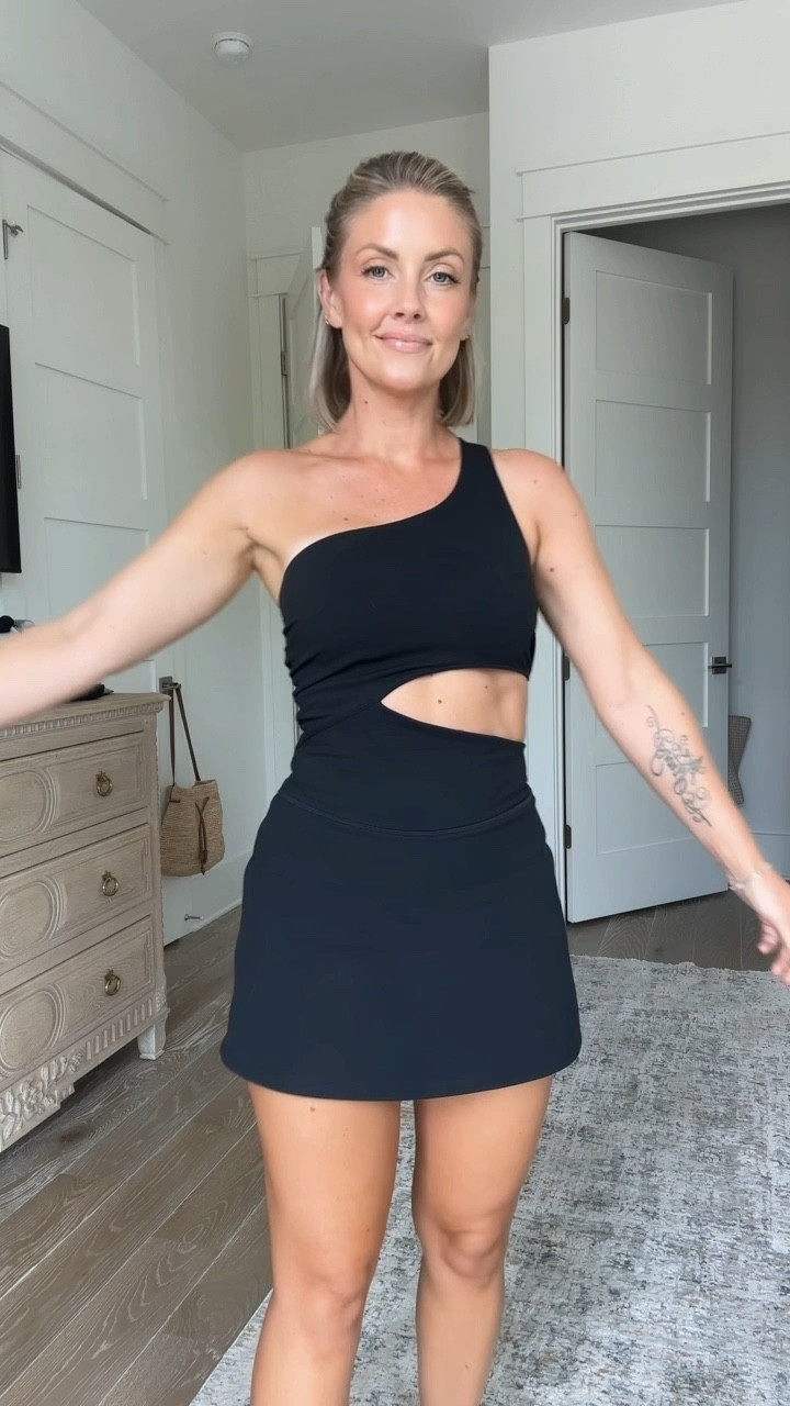 Size up one in this Free People skort dress 🖤

#LTKStyleTip #LTKFitness #LTKFindsUnder100